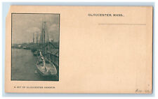 c1900s A Bit of Gloucester Harbor, Gloucester Massachusetts MA PMC Postcard picture