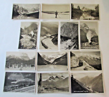 Lot 13 Real Photo Postcards Canada Kicking Horse Canyon Train RR Mt Chancelor picture