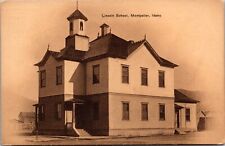 Postcard Lincoln School in Montpelier, Idaho picture