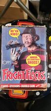 1988 Topps Fright Flicks Trading Cards, Semi Full Box, 24 Sealed Packs picture
