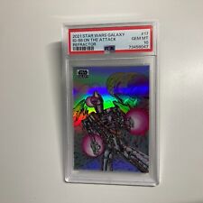 IG-88 2021 Topps Chrome Star Wars Galaxy Refractor Card #17 PSA 10 GEM MINT picture