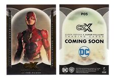 2019 SDCC Cryptozoic Super Heroes CZX ... Ezra Miller Flash Promo Card #P05 picture