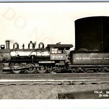 1928 P&LE 9048 Locomotive RPPC Real Photo Pennsylvania Lake Erie NYC Railway A49 picture