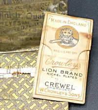Vintage/Antique CROWLEY CREWEL 3/9 Embroidery Needles picture