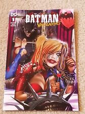 BATMAN WHO LAUGHS 1 GREG HORN HARLEY QUINN WHO LAUGHS LOGO VARIANT-A 3000 PT picture