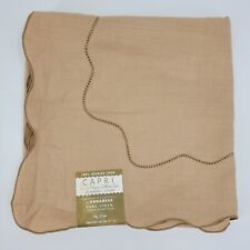 Vintage Capri Linen Tablecloth 52