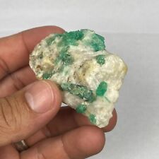 VERY CLEAR NATURAL EMERALD CRYSTAL ON MATRIX  FROM MUZO COLOMBIA 68 grams picture