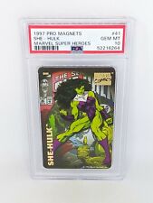 1997 Pro Magnets Marvel Super Heroes #41 She-Hulk PSA 10 picture