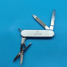 USED Rolex Wenger classic Multifunctional Folding Pocket Knife STAINLESS STEEL picture