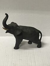 Vintage  Fine Japanese Bronze Elephant Sculpture Meiji Period Signed Seiya Iru picture