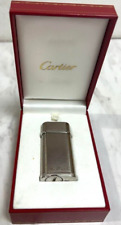 Working Cartier Gas Lighter Silver with box picture