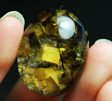 59.7ct Rare NATURAL Clear rutile calcite Crystal Polished picture