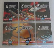 2004 TOPPS STAR WARS HERITAGE ETCHED FOIL CARD SET OF ALL 6 GROUP 2 picture