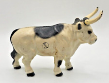 RARE Early 1900's A.C. Williams Hubley Cast Iron Longhorn Steer Bank picture