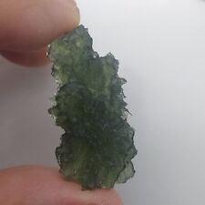 Moldavite Grade A Well Textured 6.5gr/32.5ct Certificate of Authenticity picture