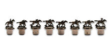 Blanton's Bourbon Complete Set of 8 Bottle Stoppers GENUINE BLANTONS NEW w/ Bag  picture