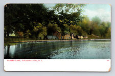 AC Bosselman View of Vassar Lake Poughkeepsie New York NY Postcard picture