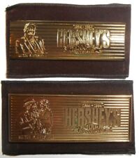 1994 Hershey Chocolate 100 years, bronze replica bars Type A + Type B, 14 oz picture
