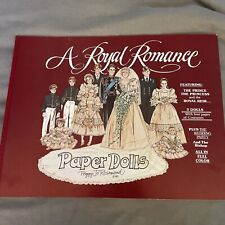 A Royal Romance Paper Dolls by Peggy Jo Rosamond #1983 #Diana #Charles #Royals picture