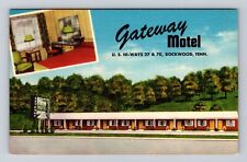Rockwood TN-Tennessee, Gateway Motel, Advertising, Antique Vintage Postcard picture