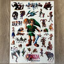 Nintendo The 64Dream Magazine Zelda Majora's Mask Character Art B3 Poster Japan picture