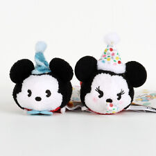 Disney Parks Mickey Mouse 90th Anniversary Birthday Mickey And Minnie Tsum Set picture