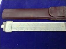 Vintage Frederick Post Versalog 1460 Slide Rule Hemmi Japan With Case Rare Clean picture