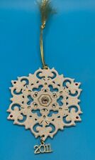 Lenox 2011 Annual Gemmed Porcelain Snowflake Ornament  picture
