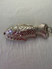 Vintage Fish Shaped Jello Mold Pan Rose Copper Color Wall Art Kitchen Cookware  picture