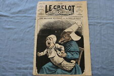 1873 JUNE 22 LE GRELOT NEWSPAPER - UNE MAUVAISE NOURRICE - FRENCH - NP 8625 picture