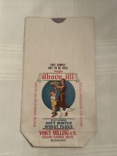 Vintage Voigts Above All Soft Winter Wheat Flour Free Sample Bag Grand Rapids MI picture