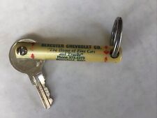Vintage Bereuter Chevrolet Co Bloomfield Nebraska Advertising Key Chain Keychain picture