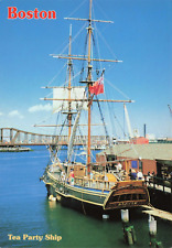 Postcard Boston Tea Party Ship, Boston, Massachusetts MA Vintage picture