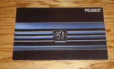 Original 1991 Peugeot Full Line Sales Brochure 91 405 505 picture