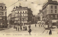 France Amiens anceGambetta Square Antique Postcard Vintage Post Card picture