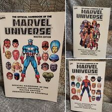 Essential Official Handbook of Marvel Universe Master Edition Lot VOL 1 2 3 A-Z picture