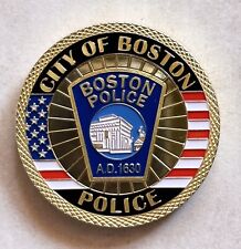 CITY OF BOSTON POLICE DEPT Challenge Coin picture