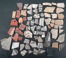 Pre-Colombian Artifacts Pottery Shards 60+ Rare Shards 800 year old Fingerprints picture