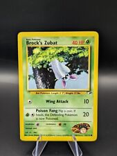 Pokémon TCG Brock's Zubat Gym Heroes 74/132 Excellent #235A picture