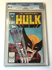 Incredible Hulk #340 CGC 8.5 1988 Marvel Comic Iconic Todd McFarlane Art WHITE picture