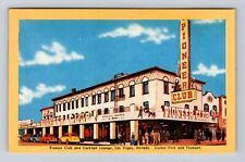 Las Vegas NV-Nevada, Pioneer Club, Cocktail Lounge, Advertising Vintage Postcard picture