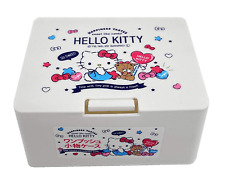 Friend Sanrio Hello Kitty Cute Box with One Touch Open Lid, Makeup Case, Accesso picture