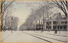 Clinton, Iowa - Sixth Ave. west from Fourth St. in the winter - 1916 picture