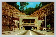 WV- West Virginia, Approach To The Memorial Tunnel, Antique, Vintage Postcard picture
