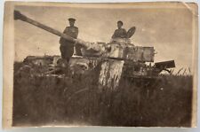 RARE WWII Captured German Tank Pz.Kpfw.IV Sieradz Poland Red Army Vintage Photo picture
