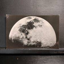 RPPC • MAN ON THE MOON • LUNAR CLOSE-UP • McDonald Observatory TX Postcard UNP picture