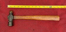 Vintage Plumb Ball Peen Hammer w/ Wooden Handle - 26 oz. - 14.75