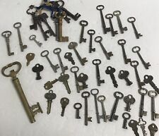 Antique Vintage Lot of 49 Rusty Skeleton Keys Assorted picture