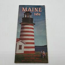 Vintage 1959 Maine Official Road Map from ME State Highway Commission picture
