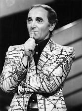 1975 Press Photo CHARLES AZNAVOUR BBC2 sings For You TV show French Armenian kg picture